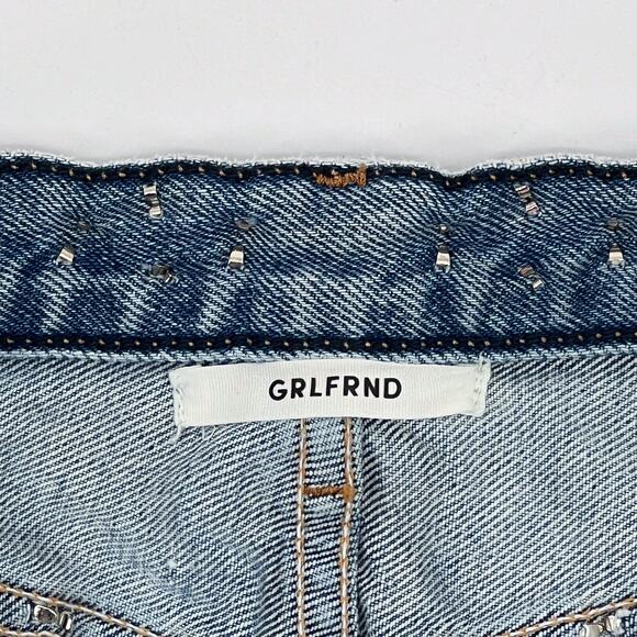 GRLFRND Karolina Studded High-Rise Skinny Jeans Lennon Wash Women’s Size 23 - Picture 5 of 8